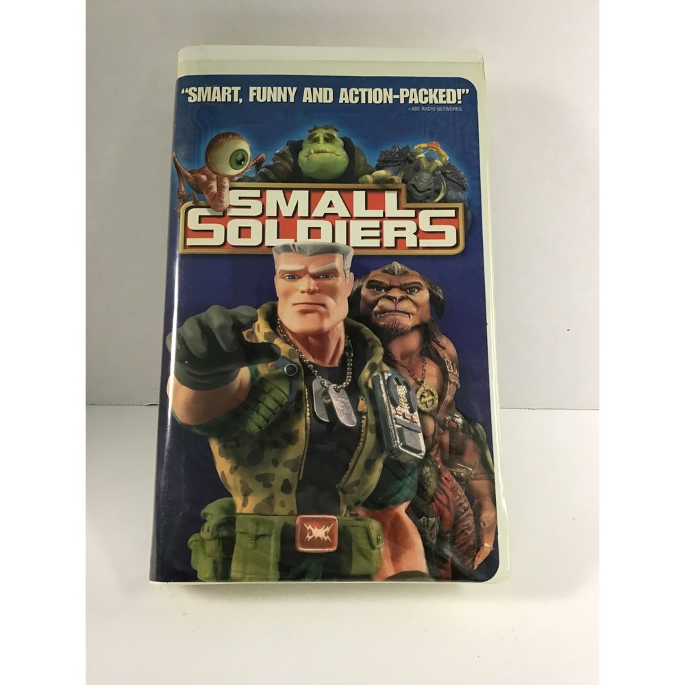 Small Soldiers VHS 1998 DreamWorks Movie Clamshell Case Kirsten Dunst PG-13